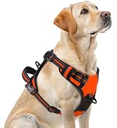 PUPTECK No Pull Dog Harness for Large, Adjustable Reflective Dog Harness with Handle Easy Control...