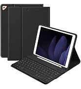 iPad Case with Keyboard 9th/8th/7th Gen 10.2, Wireless Magnetic Detachable Keyboard iPad 9th/8th/...