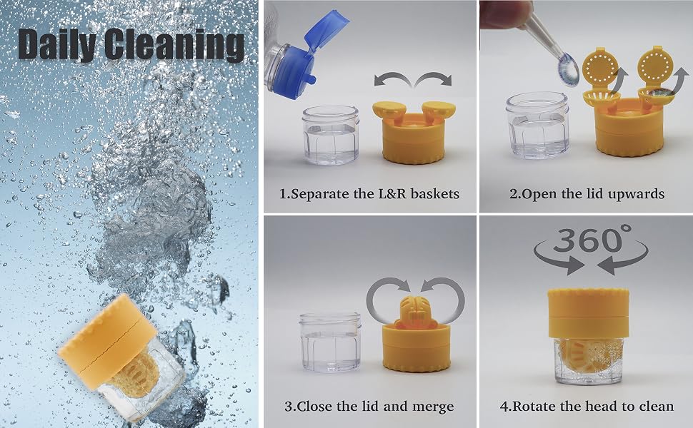 contact lens cleaner washer
