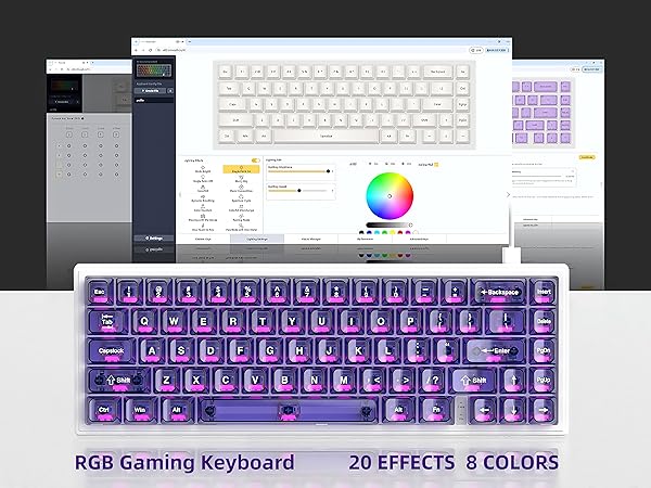 M68 HE V2 60% Wired Gaming Magnetic Keyboard,Hall Effect Gaming Keyboard Rapid Trigge