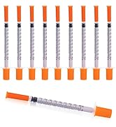 1cc Syringes 30G 1/2 Inch,Industrial Dispensing and Liquid Measuring Pack of 20 Pcs,Independent P...