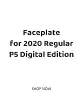 faceplate with cooling vent for p5 digital edition