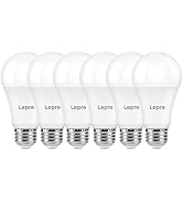 Lepro Dimmable LED Light Bulbs 100 Watt Equivalent, 14W 1500LM Daylight White 5000K, A19 E26 Stan...