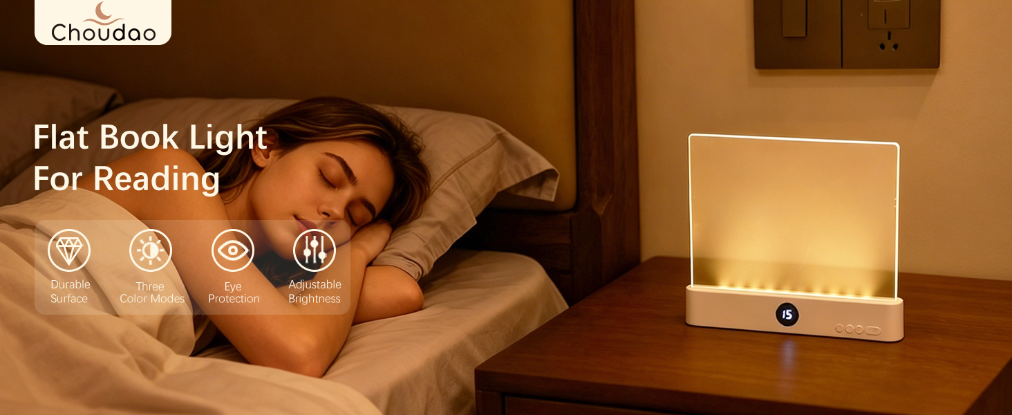 LED Book Light and Night Light 2 in 1
