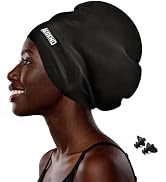 Extra Large Swim Cap for Braids and Dreadlocks - Swimming Cap for Women Long Hair Adult Swim Cap ...