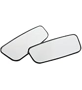 yorpyep 2 PCS Blind Spot Mirror, Rectangular Framed Curved Wide-angle Rearview Mirror, HD Glass A...