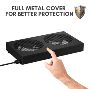 metal cover fan
