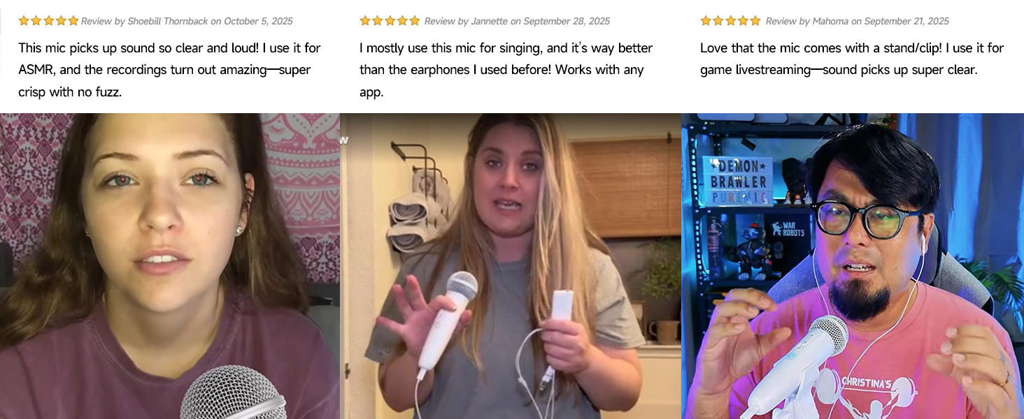 singing microphone