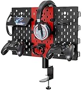 PUTORSEN Headphone and Controller Holder for Desk, Rotatable DIY Modular Headphones Holder & Cont...