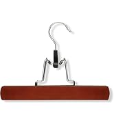 Honey-Can-Do Honey Can Do 16-Pack Wood Pant Clamp Hangers, Cherry HNG-09038 Natural