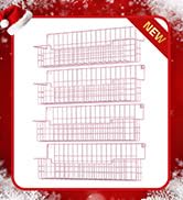 AURIKAR Spice Rack, 4-Pack Seasoning Organizer Wall Mounted for Kitchen Storage Organization, Met...