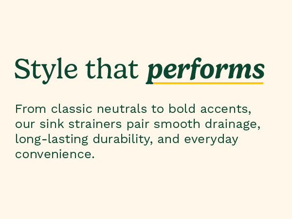 Style that performs
