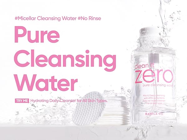 convenient cleansing with no-rinse off