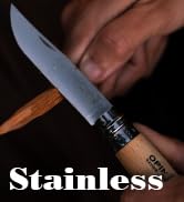 Stainless Opinel Knife Image that if you click on it takes you to product page