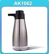 AIKE 15ounce Stainless Steel Liquid Soap Dispenser for Dish and Hand Soap