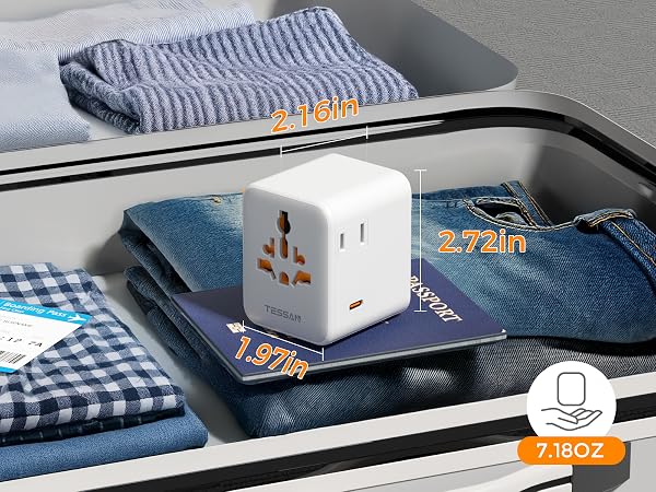 65W GaN International Power Adapter