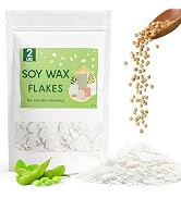 CHILLFLAME Soy Wax Flakes, Natural Candle Wax, Organic Soy Wax for Candle Making from Farm, No Ha...