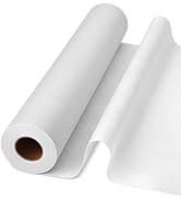 ZMAAGG Medium Weight 17'' x 30yd White Interfacing Fabric for Sewing, Iron On Non-Woven Interfaci...