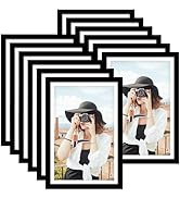 Picrit 12x18 Poster Frame Set of 12, Display 11 x 17 with Mat or 12 x 18 Without Mat, Photo Frame...