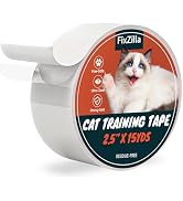 FixZilla Anti Scratch Cat Tape for Furniture 2.5 Inch x 45 Feet Clear Sticky Double Sided Anti Sc...