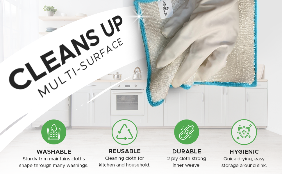 cleanin dishware sish cleening kitched reusabel dishies obsorbant reusasble cleaming towesl cottton