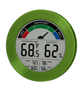 TIMTEK Green hygrometer thermometer