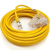 6 ft 12 gauge heavy duty extension cord splitter extension cord power splitter