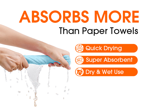 microfiber cleaning cloth roll tearaway