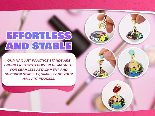 Nail Art Practice Stands