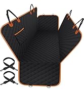 ELONGRIVER Dog Car Seat Cover for Back Seat Hammock 600D Waterproof Car Seat Protector for Dogs w...