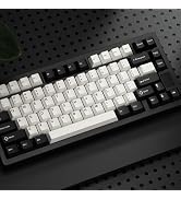 Chilkey ND75 Aluminum Keyboard 75% Percent Wireless Gaming Mechanical Keyboard with LCD Screen, Q...