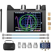NanoVNA SAA-2N VNA Antenna Analyzer,SEESII 50KHz -3GHz Vector Network Analyzer with Bag & Testboa...