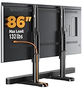 Perlegear Universal TV Stand Legs for Most 37–86 Inch TVs up to 150 lbs, Height Adjustable TV Leg...