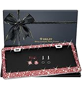 Bling License Plate Frame for Women, 1PCS Sparkly License Plate Frames| Over 1200 pcs 14 Facets B...