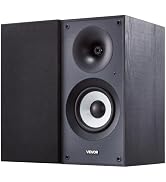 VEVOR Powered Bookshelf Speakers, 25W x 2, Active Studio Monitor Speaker with 5.5 Inch Woofer, Bl...