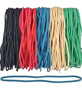 Foshine-Rubber bands large, size 117B 120 Pack Elastics Bands 7 inch Long rubber bands for office...