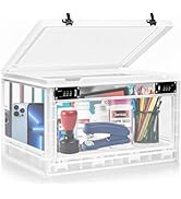 GLOQESEN Large Medicine Lock Box, Personal Items Lockable Container for Phone/Tablet, Refrigerato...