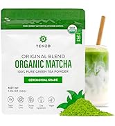 Tenzo Tea Matcha Green Powder, 1.06 Ounce, Organic, Original Blend, Ceremonial Grade, Authentic J...