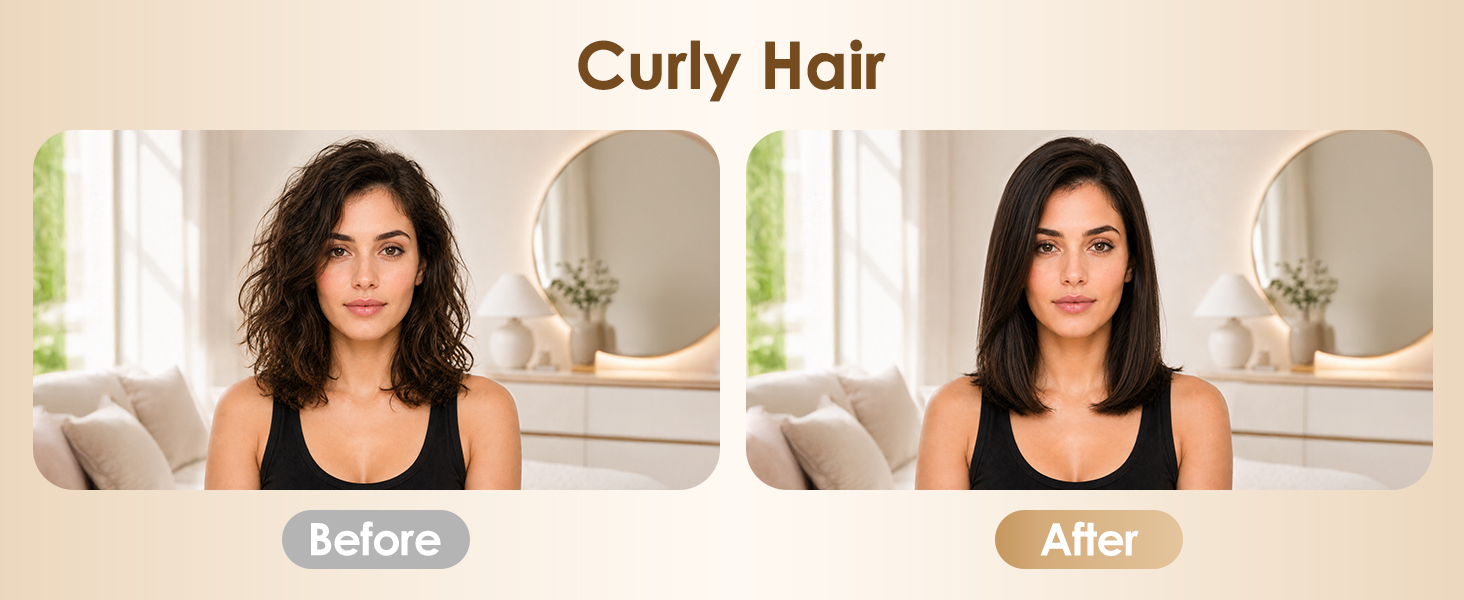 Hair Straightener Brush