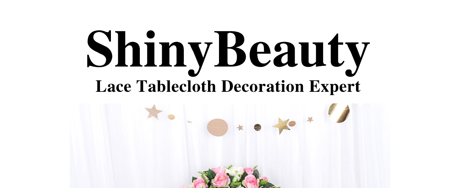 BLACK LACE TABLECLOTH