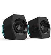 Edifier G2000 RGB Gaming Speakers, 32W Peak Power, Compact Design for PC/PS4/Desktop, Bluetooth 5...