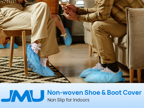 JMU Non-woven Shoe Covers Disposable Non Slip