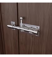 Slide Bolt Gate Latch – 6.3-inch 14mm Thick Slide Bolt Latch – Heavy-Duty 304 Stainless Steel Doo...