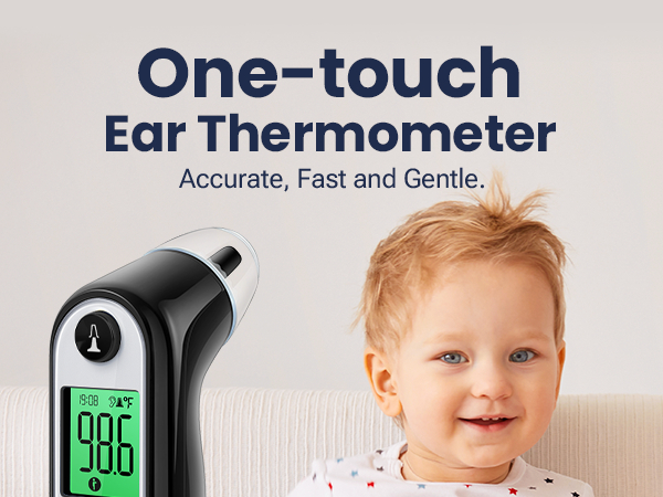 Viproud Ear Thermometer Black