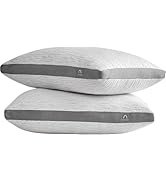 ACCURATEX Pillows Queen Size Set of 2, Rayon Derived from Bamboo Removable Cover, Shredded Memory...