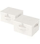 ENUMAIL Storage Bins with Lid, Foldable Blanket Storage Bags, Home Storage Baskets for Organizing...