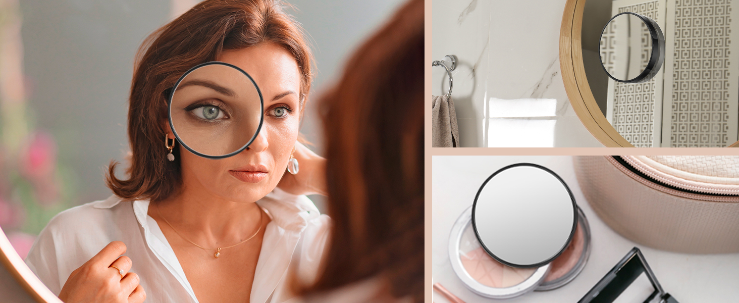 ordinary magnification for wearing beauty pupil,applying eye black and makeup