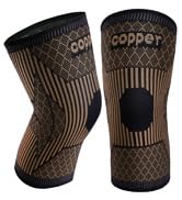 SHENGYADE Copper Knee Brace for Women & Men 1 Pair, Copper Knee Braces for Knee Pain and Support