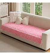 HOMLOVE Couch Cover Washable, Sofa Covers for Pet, Sofa Slipcover with Rose-Pattern, Couches Prot...