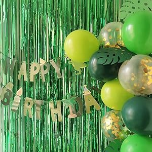black Tinsel Curtain Party Backdrop Glitter